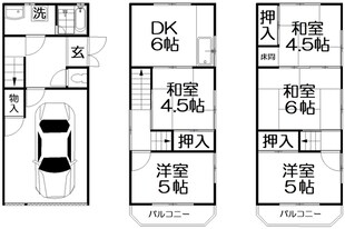 平池町戸建の物件間取画像